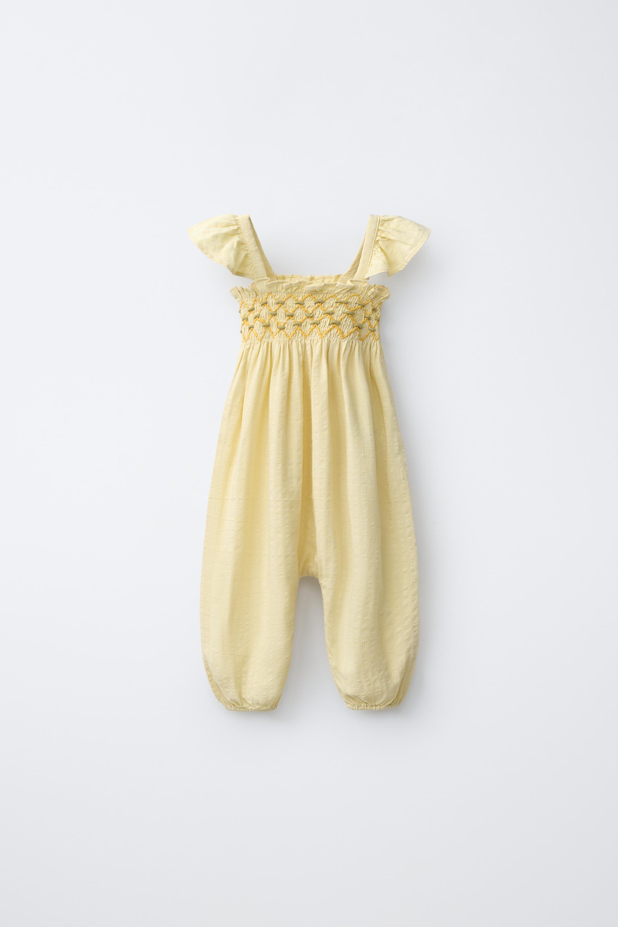 LONG POLKA DOT OVERALLS